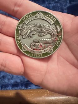 🔥 US Air Force Challenge Coin – 334th Training Squadron “Gators” (Keesler AFB) 🔥
