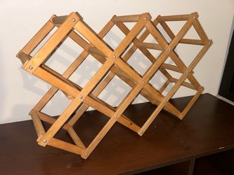 Foldable Wooden Wine Rack