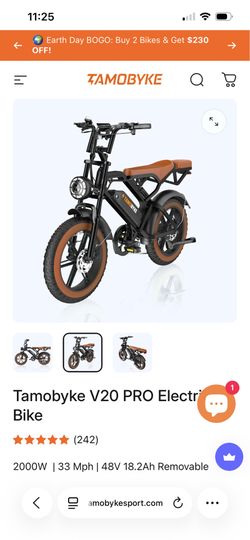 Tamobyke V20 PRO Electric Bike