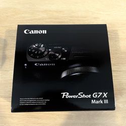 Canon PowerShot G7 X Mark III (Black)– 4 Units Available