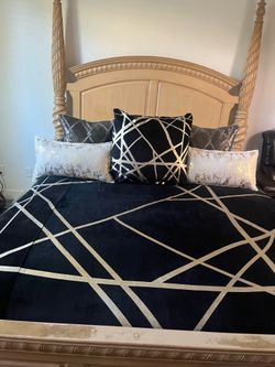 Luxury king bed set