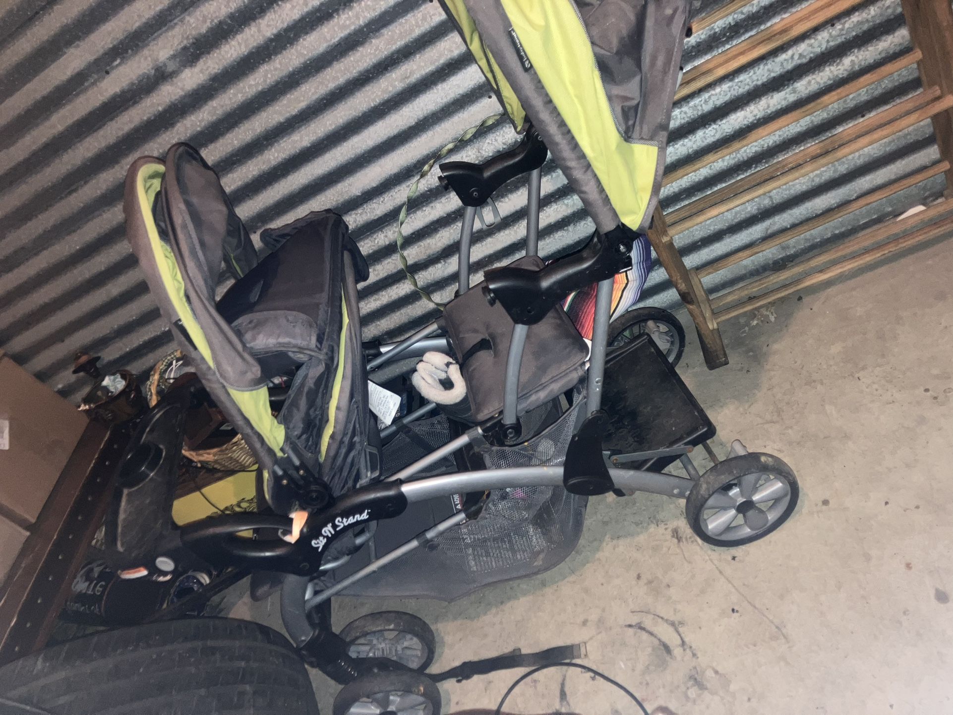 Double Stroller Sit and stand