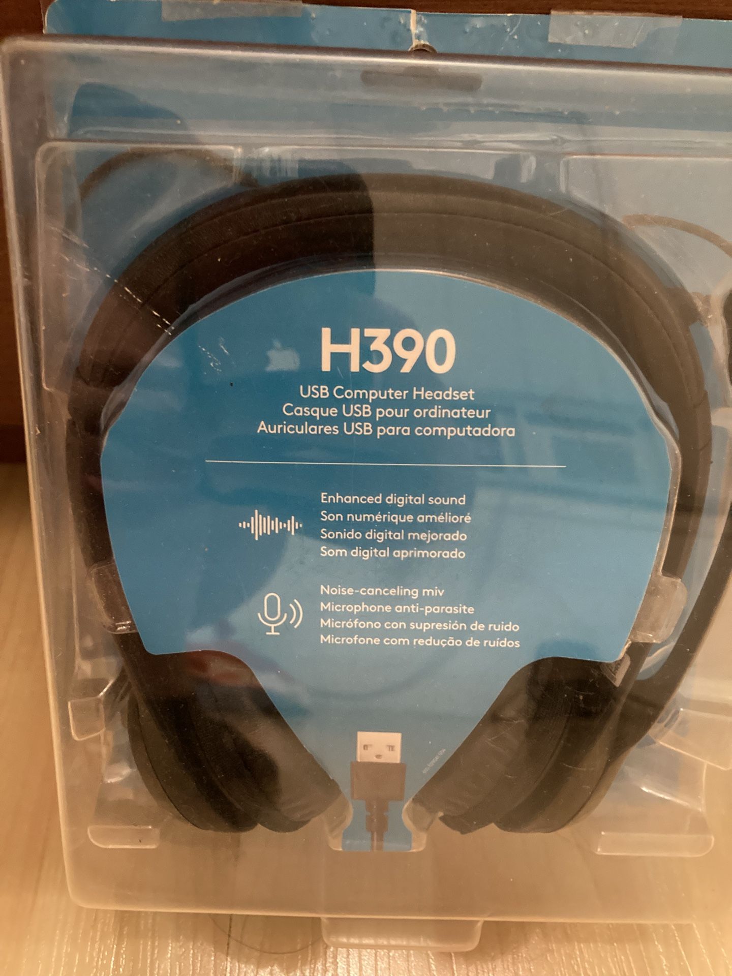 Logitech H390 Black Over The Ear USB Computer Headset