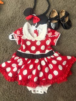Baby Minnie Mouse Costume Set with Accessories 6-12 months