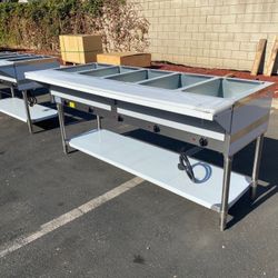 72 Inch Commercial Electric 5 Pan Restaurant Kitchen Buffet Bain Marie Warmer