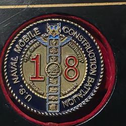 U.S. NAVY SEABEES challenge Coin And Stainless Steel Mug