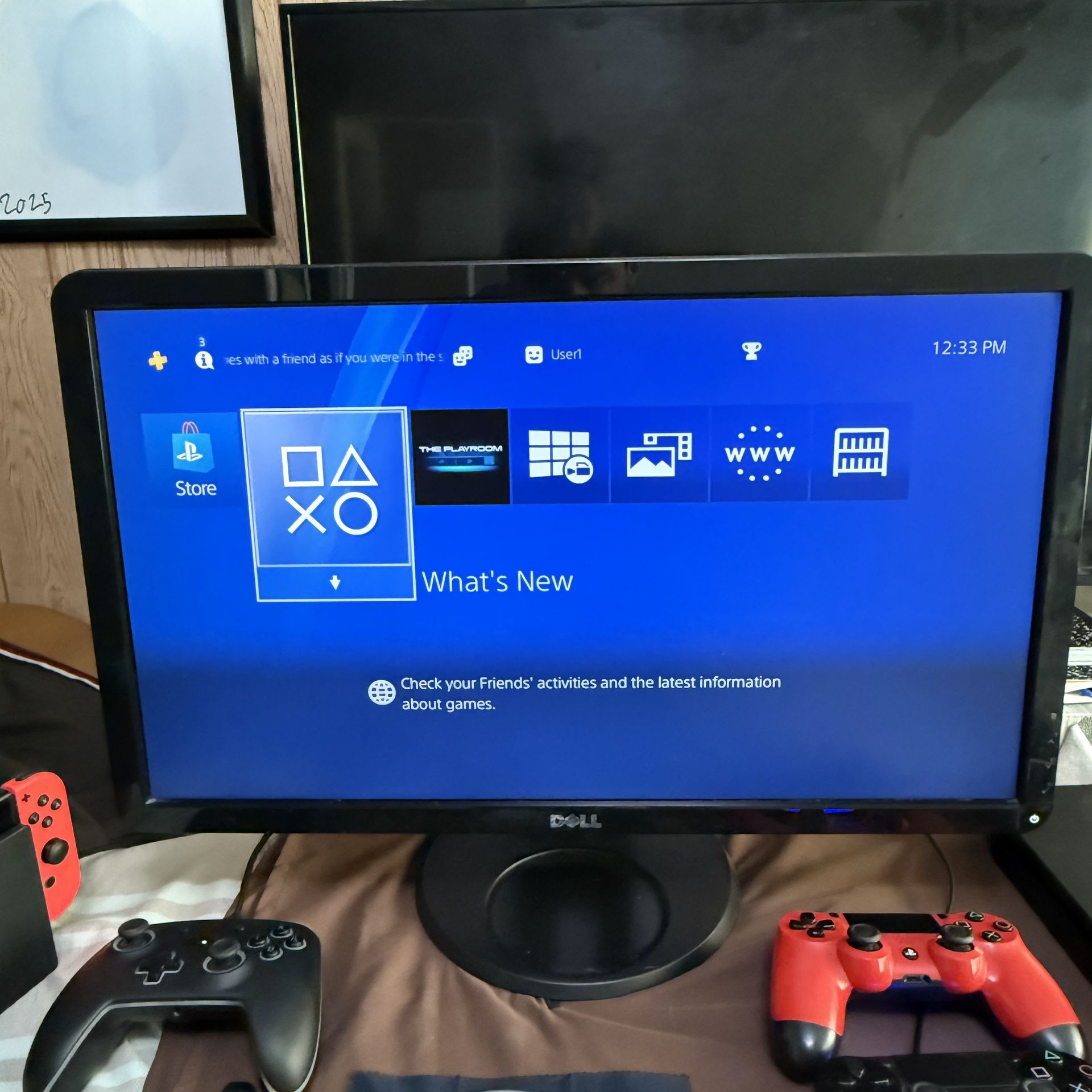Broken PS4 Slim 1TB (CUH-2115B) + Controller + Modern Warfare