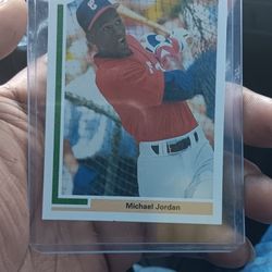 michael jordan baseball card