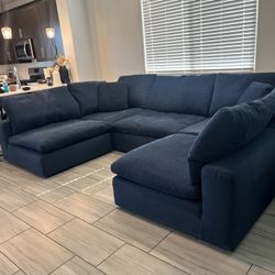 5pc Modular Sectional Cloud Couch - Delivery Available 