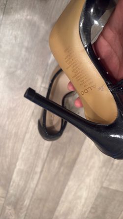 Aldo Black Patent Stiletto Heels
