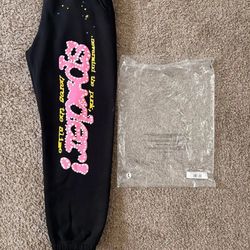 Size S “Sp5der Pink v2” sweatpants