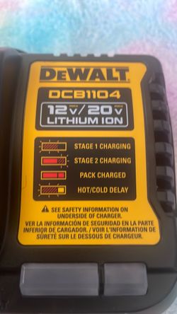 DeWalt DCB1104 12V/20V Lithium Ion Battery Charger