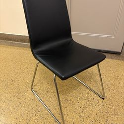 IKEA Lillanas Chairs Black/chrome Plated