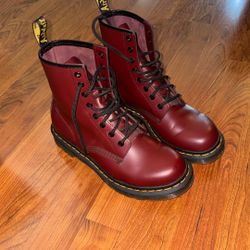 Red Dr Marten Boot women’s 