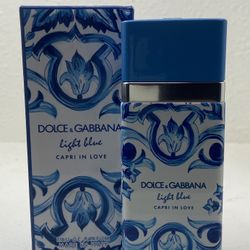 Dolce & Gabbana Light Blue Capri In Love
