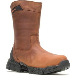 Men's Footrests 2.0 Crossover Wellie Safety Boots - Brown size 11 D