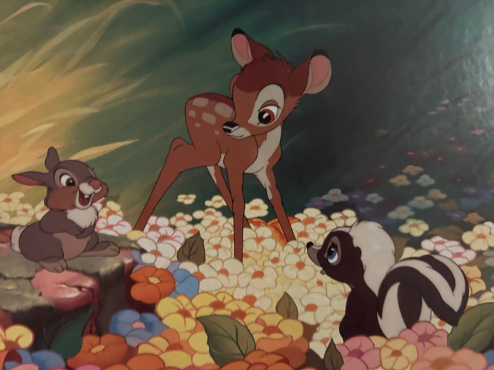 Disney Bambi Print With Seal-Free! 
