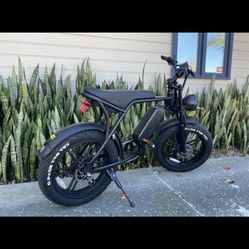 30MPH Electric Bike Fat Tire E Bike Electric Dirt Bike Electric Mountain Bike & Electric Scooters