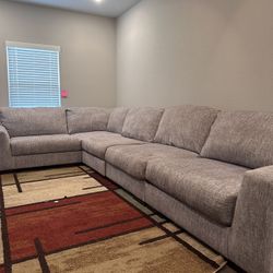 (Price drop)Regent Park Sectional Couch With Ottoman