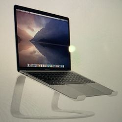 Twelve South Curve Stand for MacBooks and Laptops | Ergonomic desktop cooling Riser for home or office, white -Laptop Stands