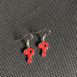 Handmade Phillies Earrings- West Chester