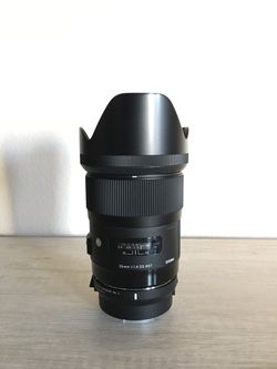 Sigma Art 35mm 1.8 for canon w/ adapter to Sony