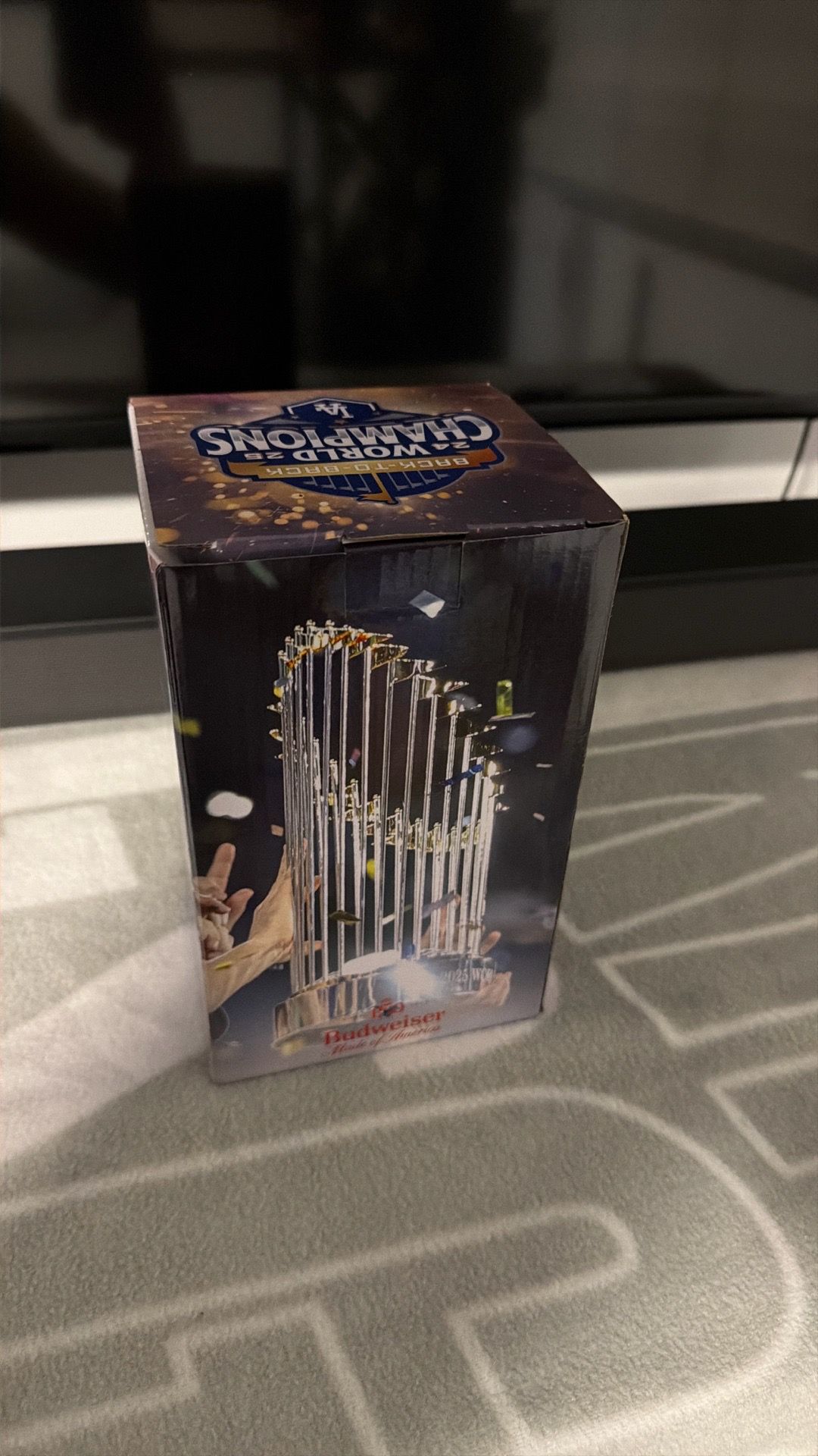 Dodgers 2025 Replica World Series Championship Trophy