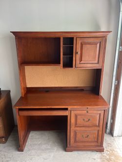 Solid wood desk