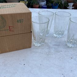 Princess House Beverage Glasses Set Of 4 #497
