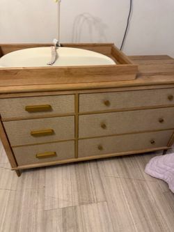 Ameriwood Home 6-Drawer Dresser with Changing Table – $250