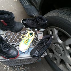 5 Pair Asst Shoes Jordans Nike Air Etc