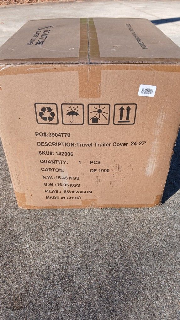 RV Travel Trailer Cover