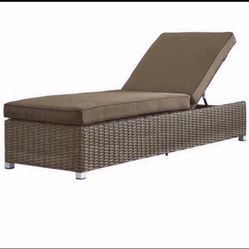 Patio Furniture Chaise Lounge With Cushion  2 Of  Them Outdoor Furniture by