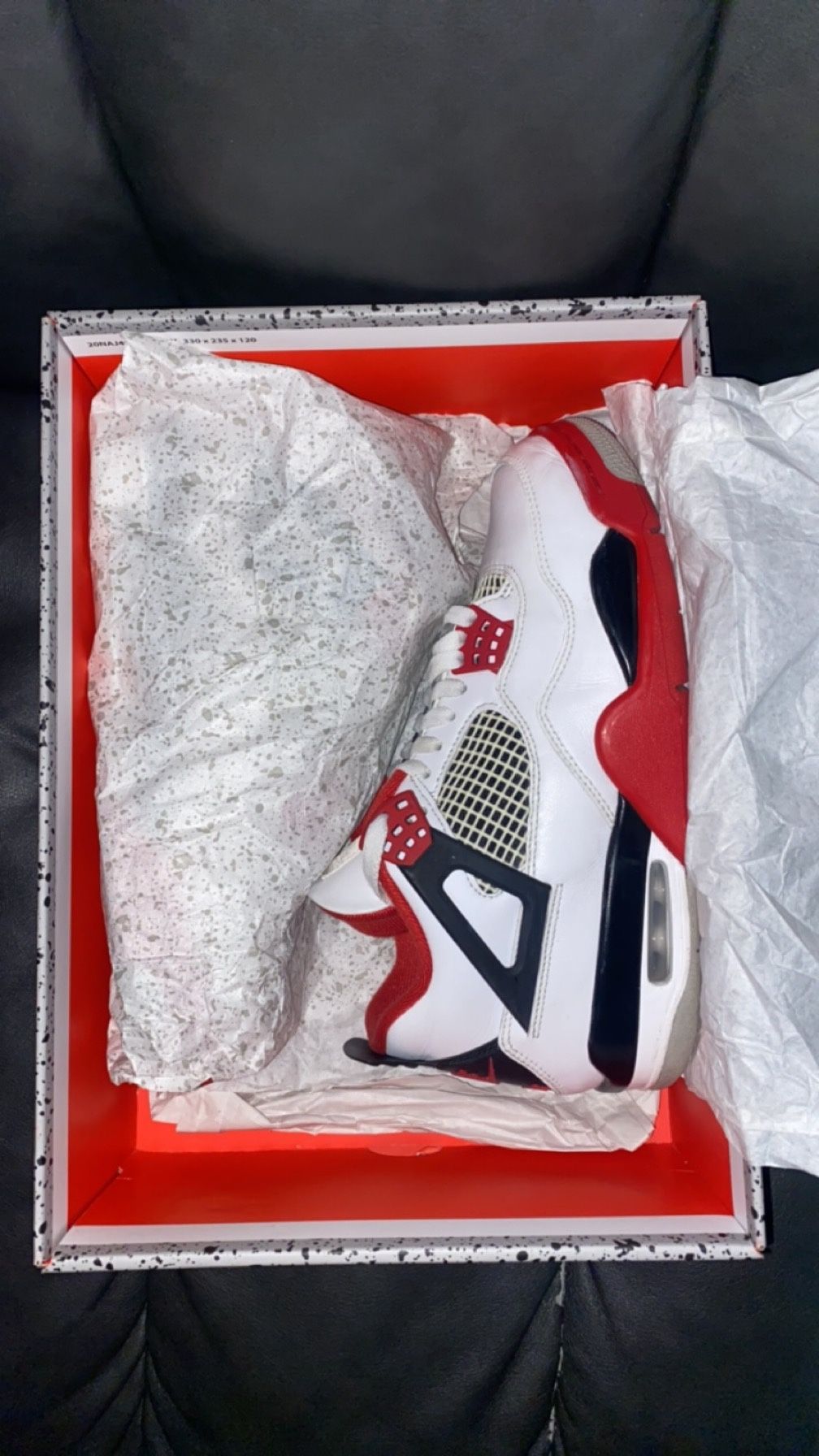 Retro Jordan 4 Fire Red Size 8