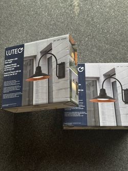 2 New Outdoor LED Wall Lights