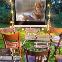 Projector Screen with Stand - Indoor and Outdoor 