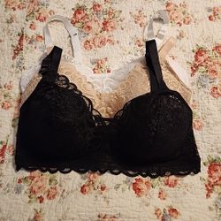 BALI - 3 NEW Size XL Lace Bras