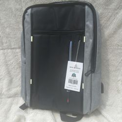 Smart USB Laptop Backpack! Exterior Port & Waterproof