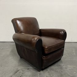 Restoration Hardware, 1920s Parisian Leather Club Chair