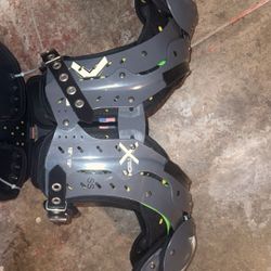 Custom X-Tech pads with QB Rib protector 