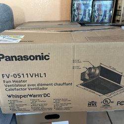 WhisperWarm DC 50-80-110 CFM Ceiling Bathroom Exhaust Fan with Heater