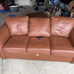Leather Couch 