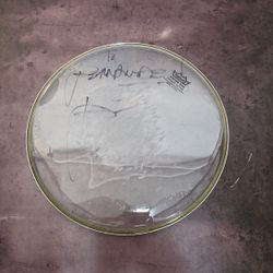 Stage Played Vinnie Paul Drumhead 🥁 Signed, Phil Anselmo PanterA Miami 7☆6☆96