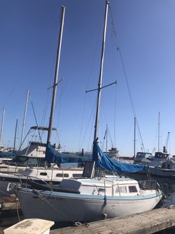 1973 25 ft Ericson sailboat