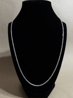 24” 2.2mm .925 silver twisted rock⛓️