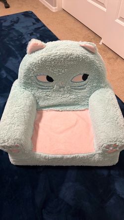 Squishmallows Cat Kids Plush Foam Chair