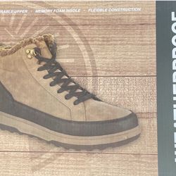 Weatherproof Boots, Brown Or Dark Gray, Sizes 8-13