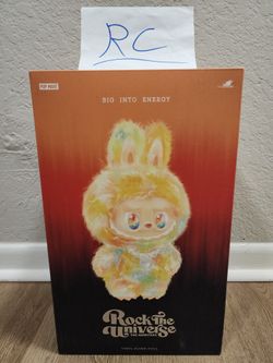 Pop Mart The Monsters ROCK THE UNIVERSE Big Into Energy Plush Doll