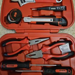 Household Hand Tools - 9-Piece Tool Set
