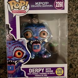 Kpop Demon Hunters Derpy Glow Funko 